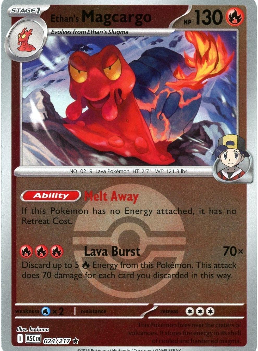 Ethan's Magcargo [Ball]