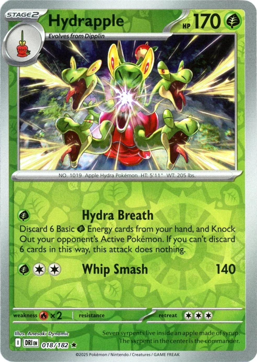 Hydrapple [Reverse Holo]