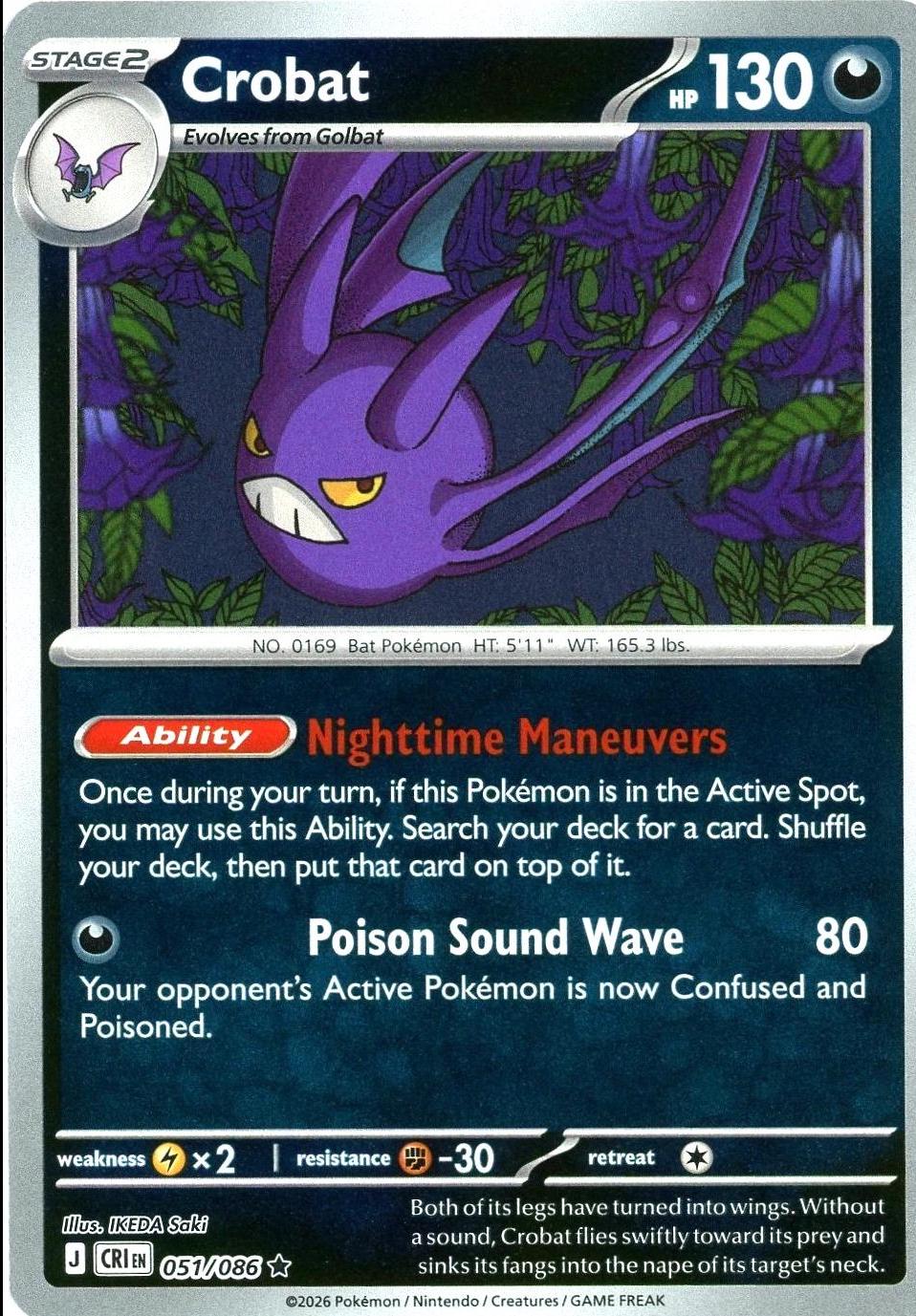 Crobat [Reverse Holo]