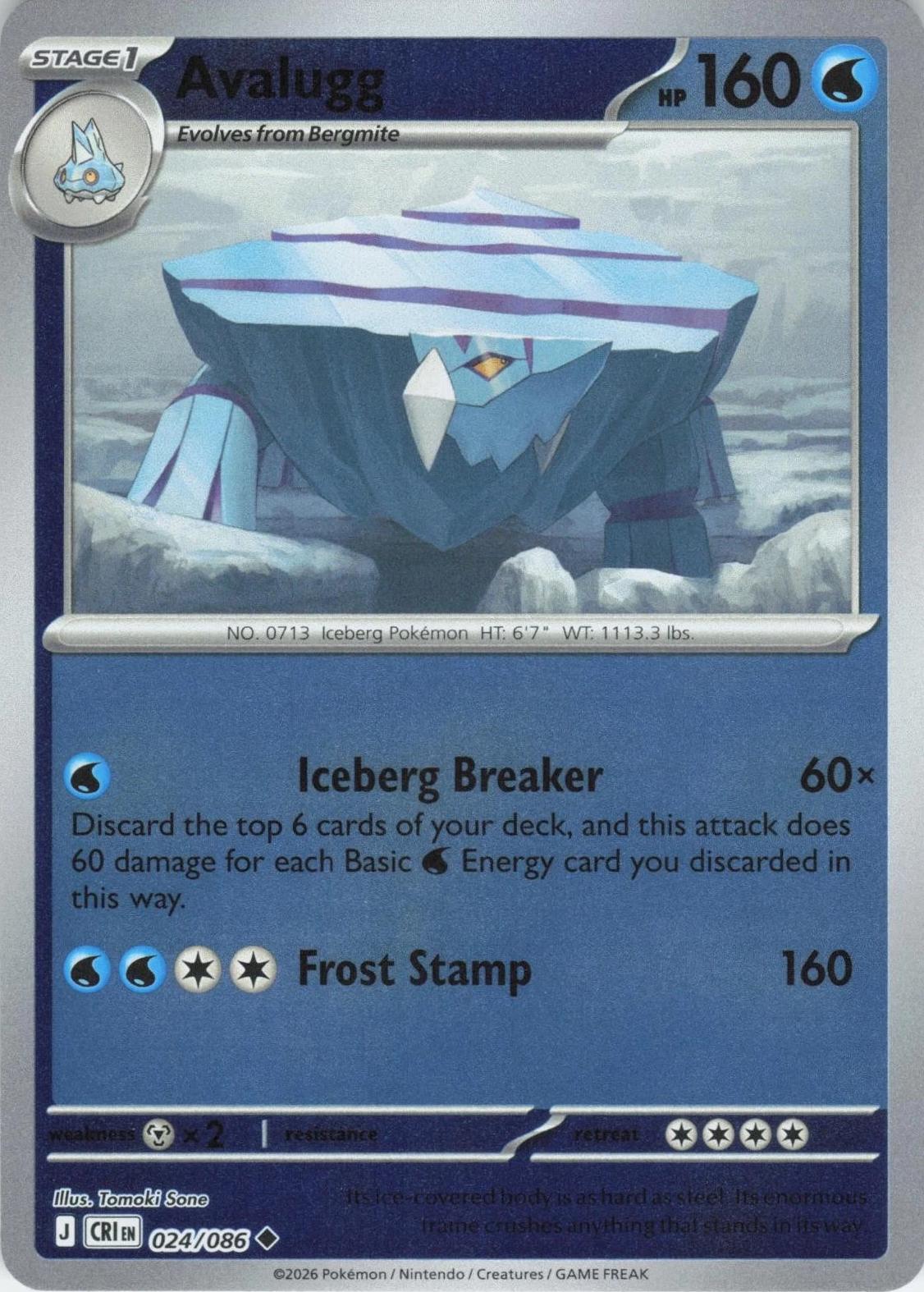 Avalugg [Reverse Holo]