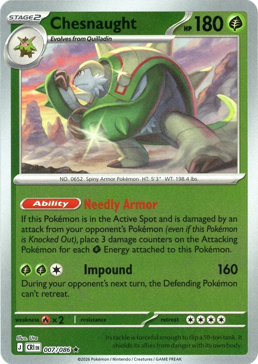 Chesnaught [Reverse Holo]