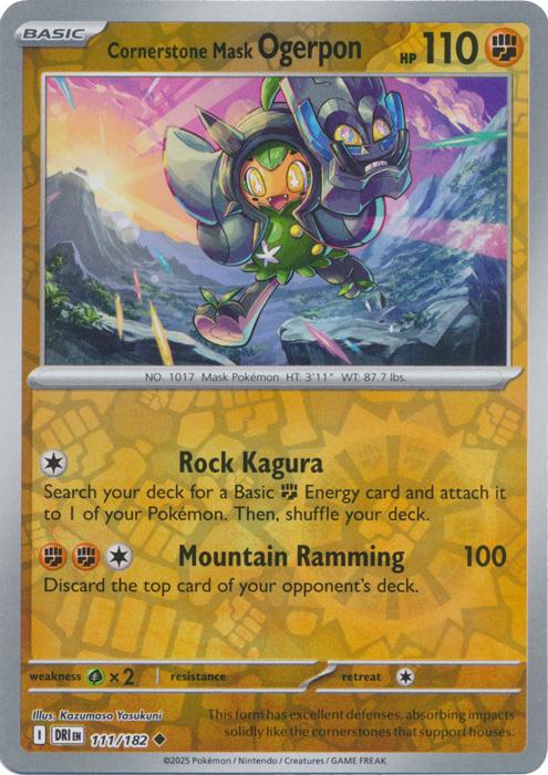 Cornerstone Mask Ogerpon [Reverse Holo]