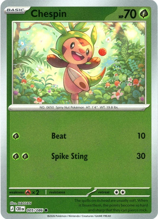 Chespin [Reverse Holo]