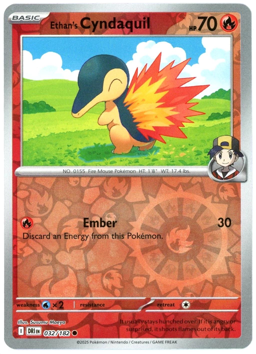Ethan's Cyndaquil [Reverse Holo]