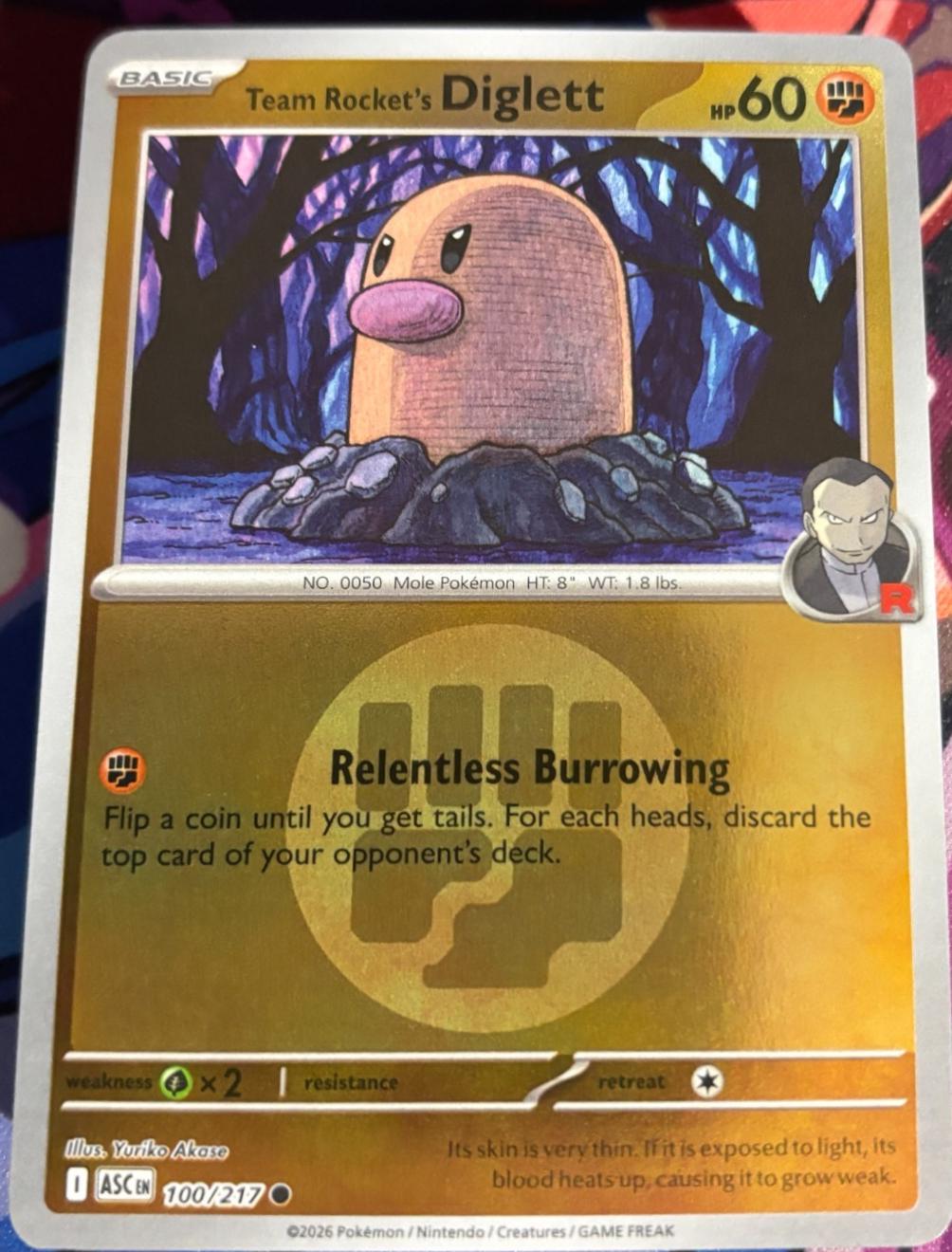 Team Rocket's Diglett [Energy]