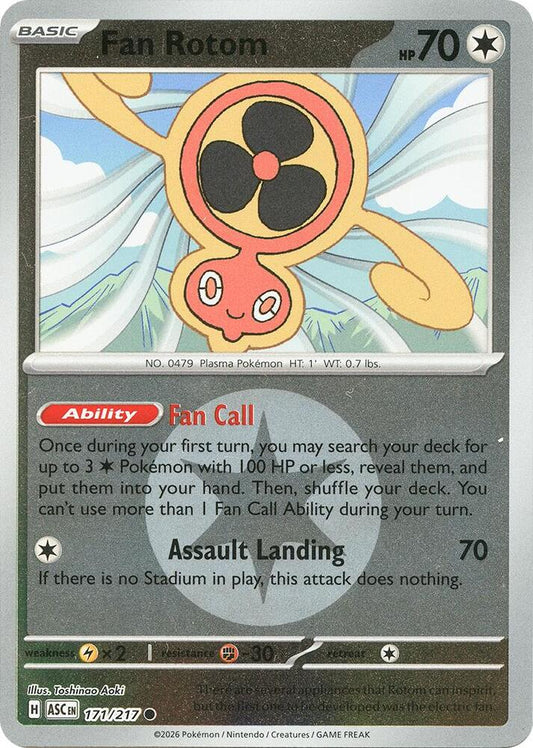 Fan Rotom - 171/217 (Energy Symbol Pattern)