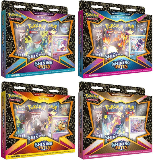 Pokemon Promo Mad Party Pin Collection