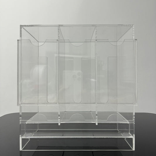 Acrylic 3 Slot Booster Pack Dispenser