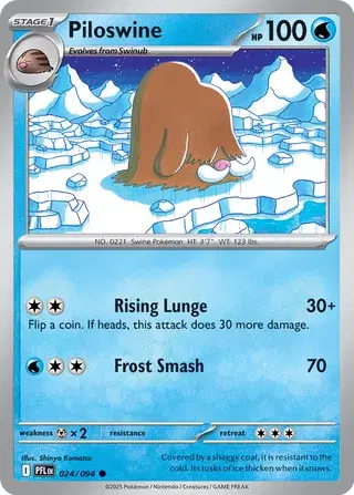 Piloswine [Reverse Holo]