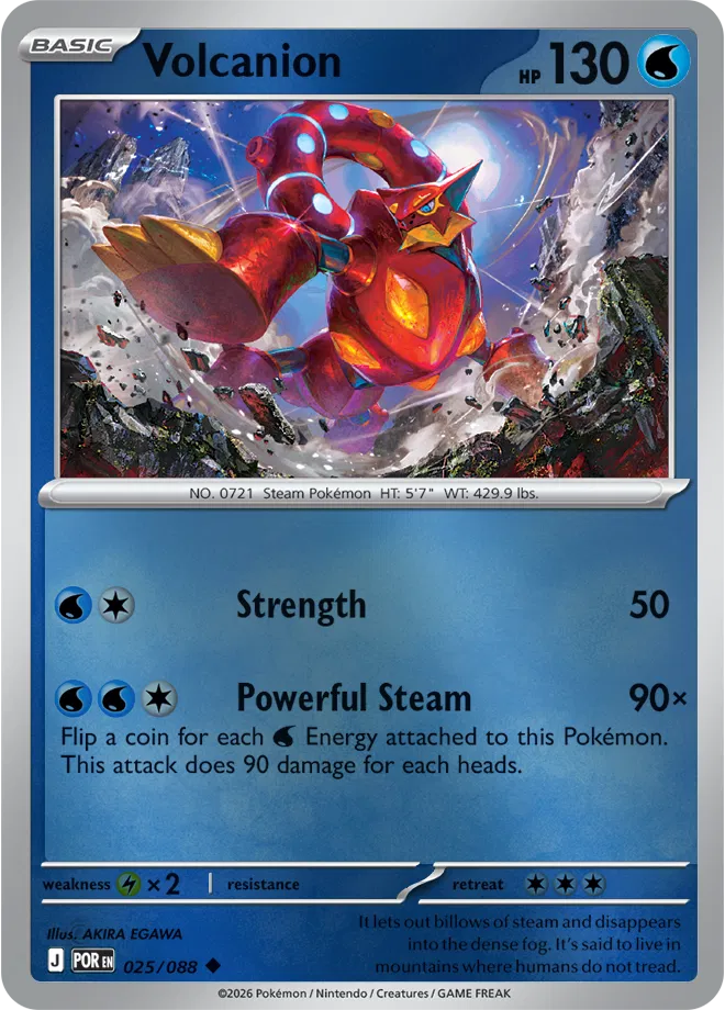Volcanion [Reverse Holo]