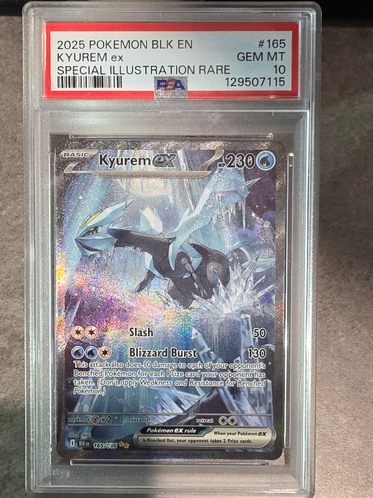 Kyurem Ex 165/086 - Black Bolt - PSA 10