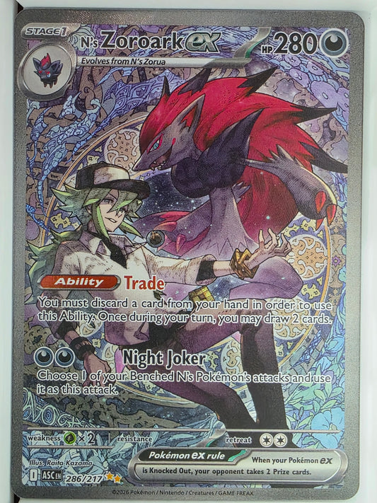 N's Zoroark ex - 286/217 - Special Illustration Rare - Ascended Heroes