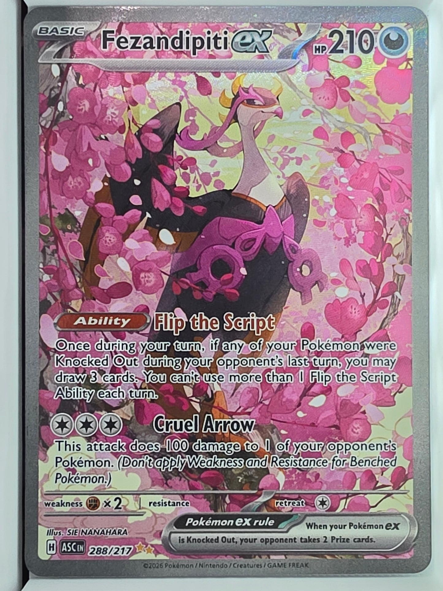 Fezandipiti Ex - 288/217 - Special Illustration Rare - Ascended Heroes