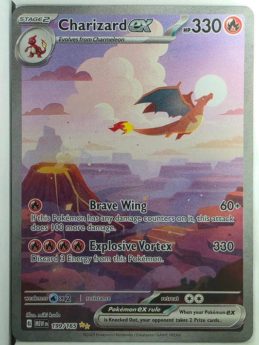 Charizard ex - 199/165 - Special Illustration Rare - Scarlet & Violet 151