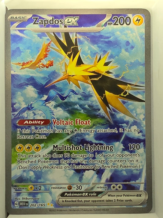 Zapdos ex - 202/165 - 202/165 - Special Illustration Rare - Scarlet & Violet 151