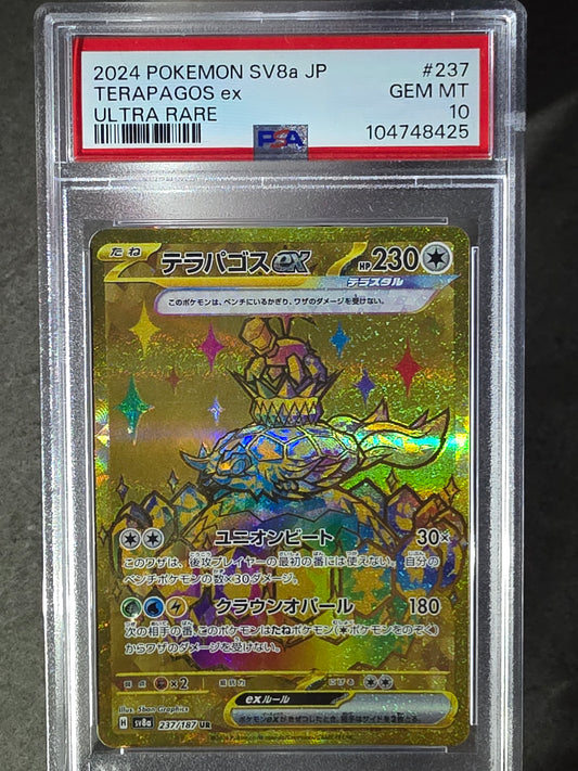 Terapagos 237/187 - SV8a - Ultra Rare - PSA 10