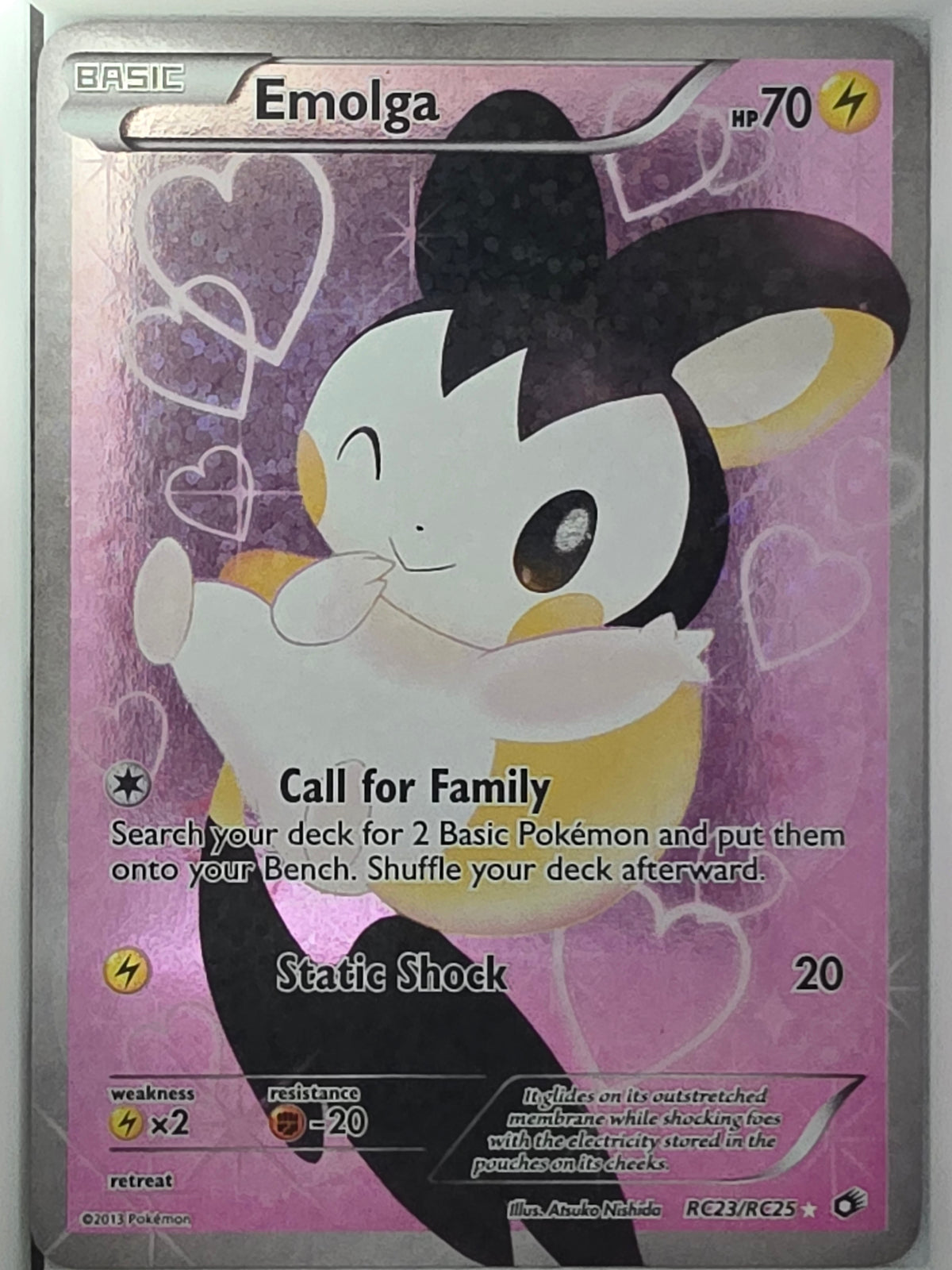Emolga (Full Art) - RC23/RC25 - Ultra Rare - Legendary Treasures: Radiant Collection