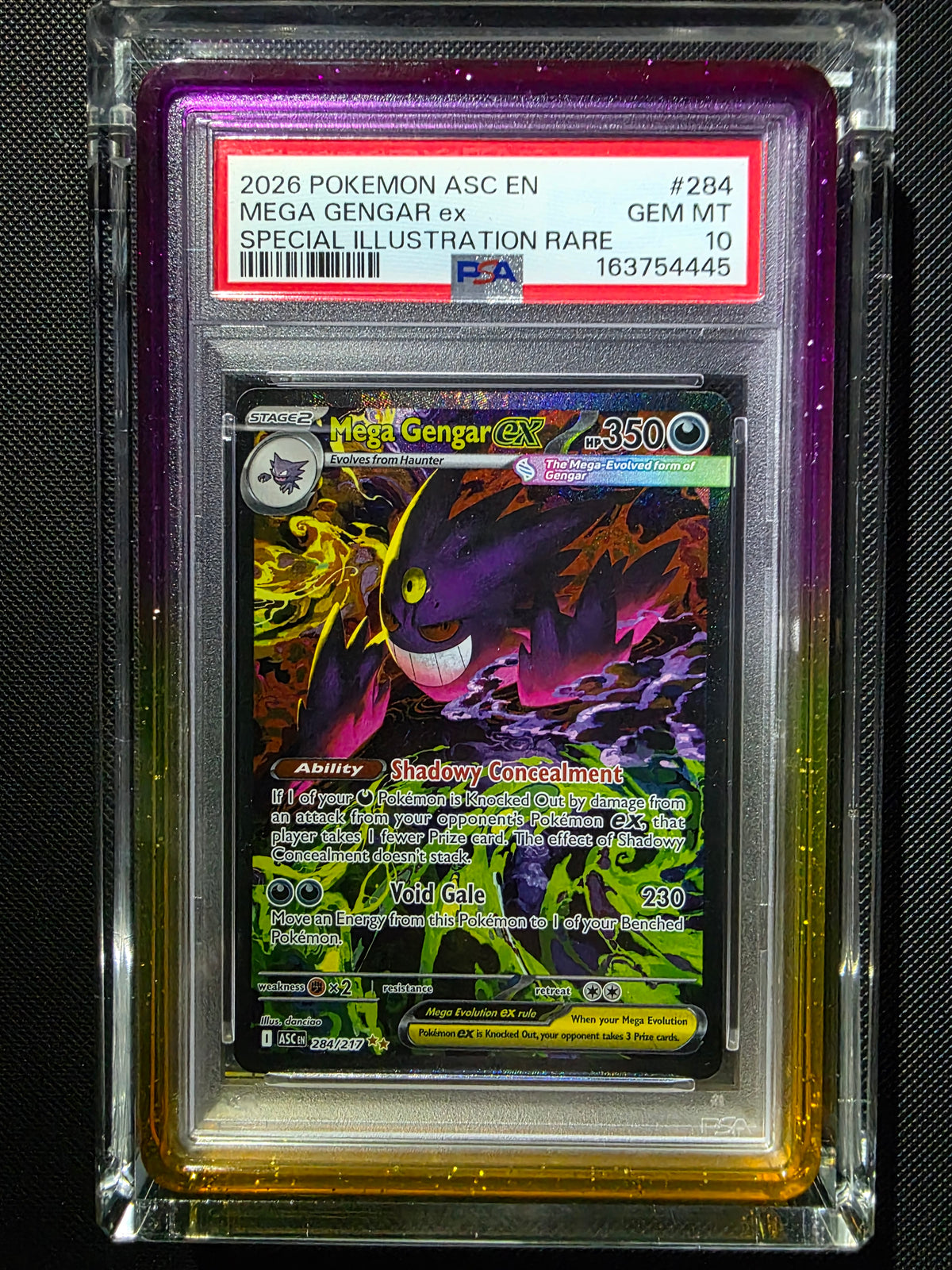 Mega Gengar Ex 284/217 - Ascended Heroes - PSA 10