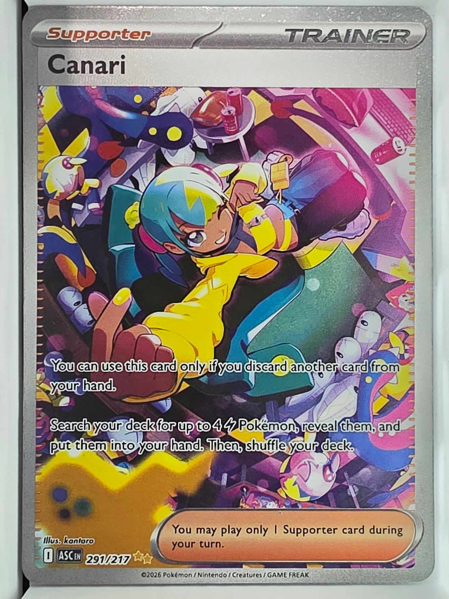 Canari - 291/217 - Special Illustration Rare - Ascended Heroes